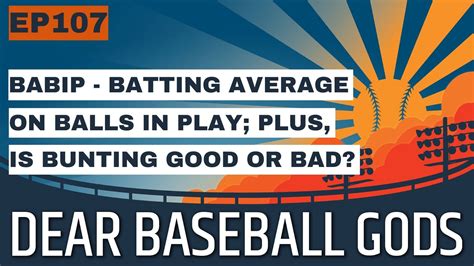 bapip|Batting average on balls in play